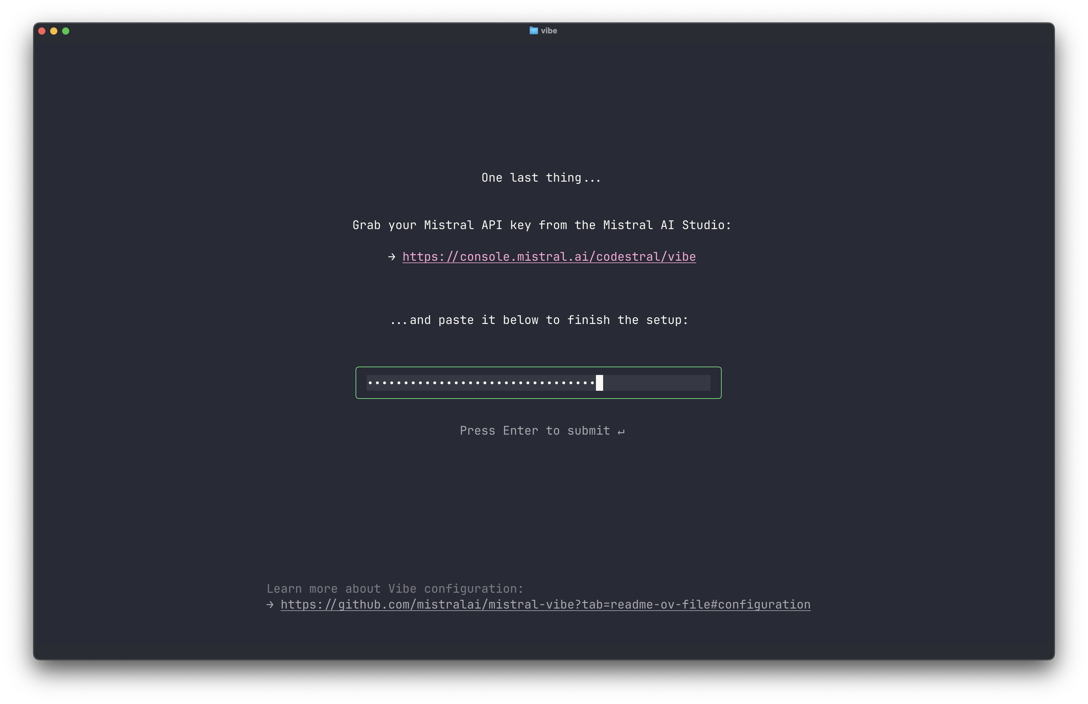 Sign in on first launch